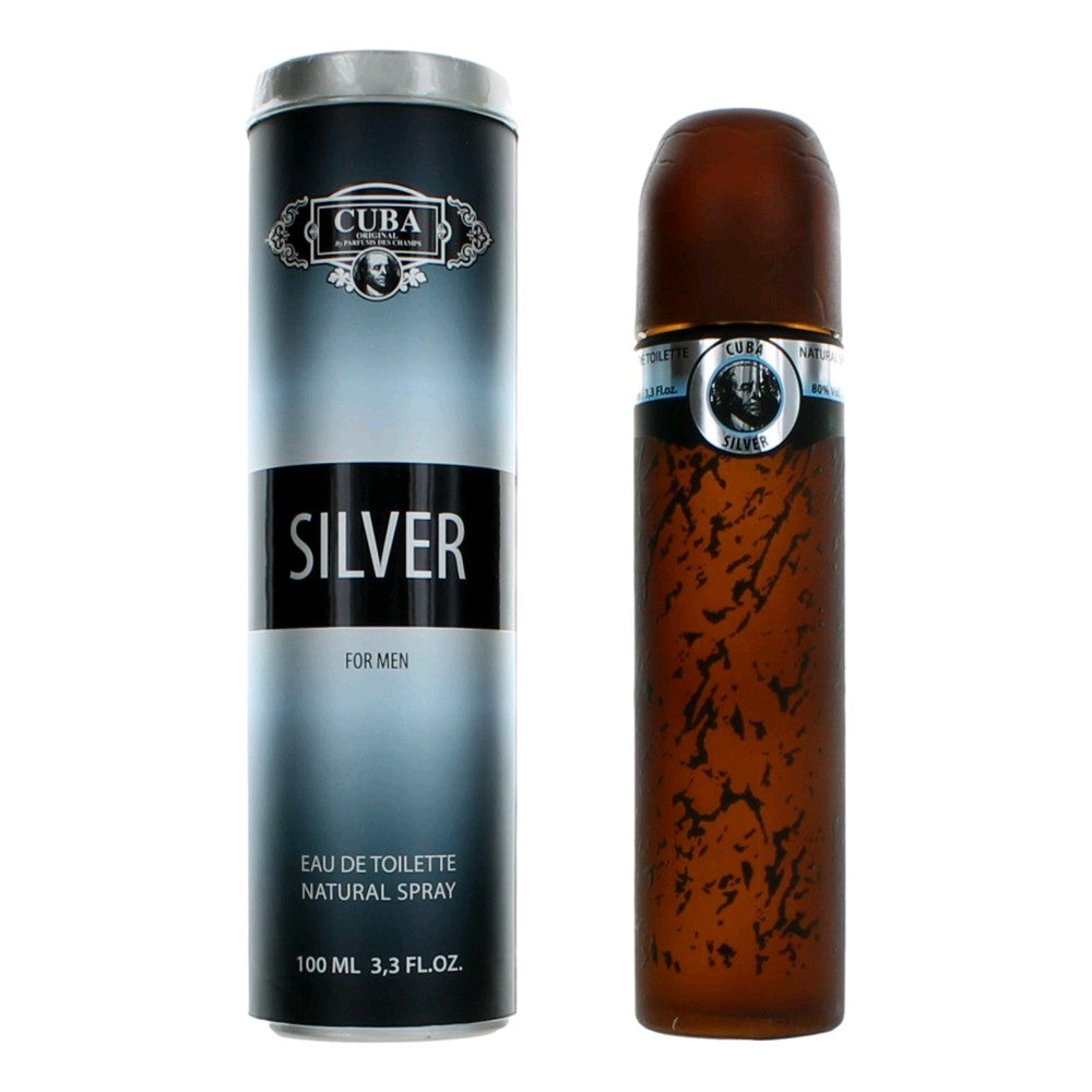 Photo of Cuba Silver by Cuba, 3.4 oz EDT Spray for Men